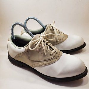 Knight Diamond Women's golf shoes Tan White Size 7.5 KG-SH 785